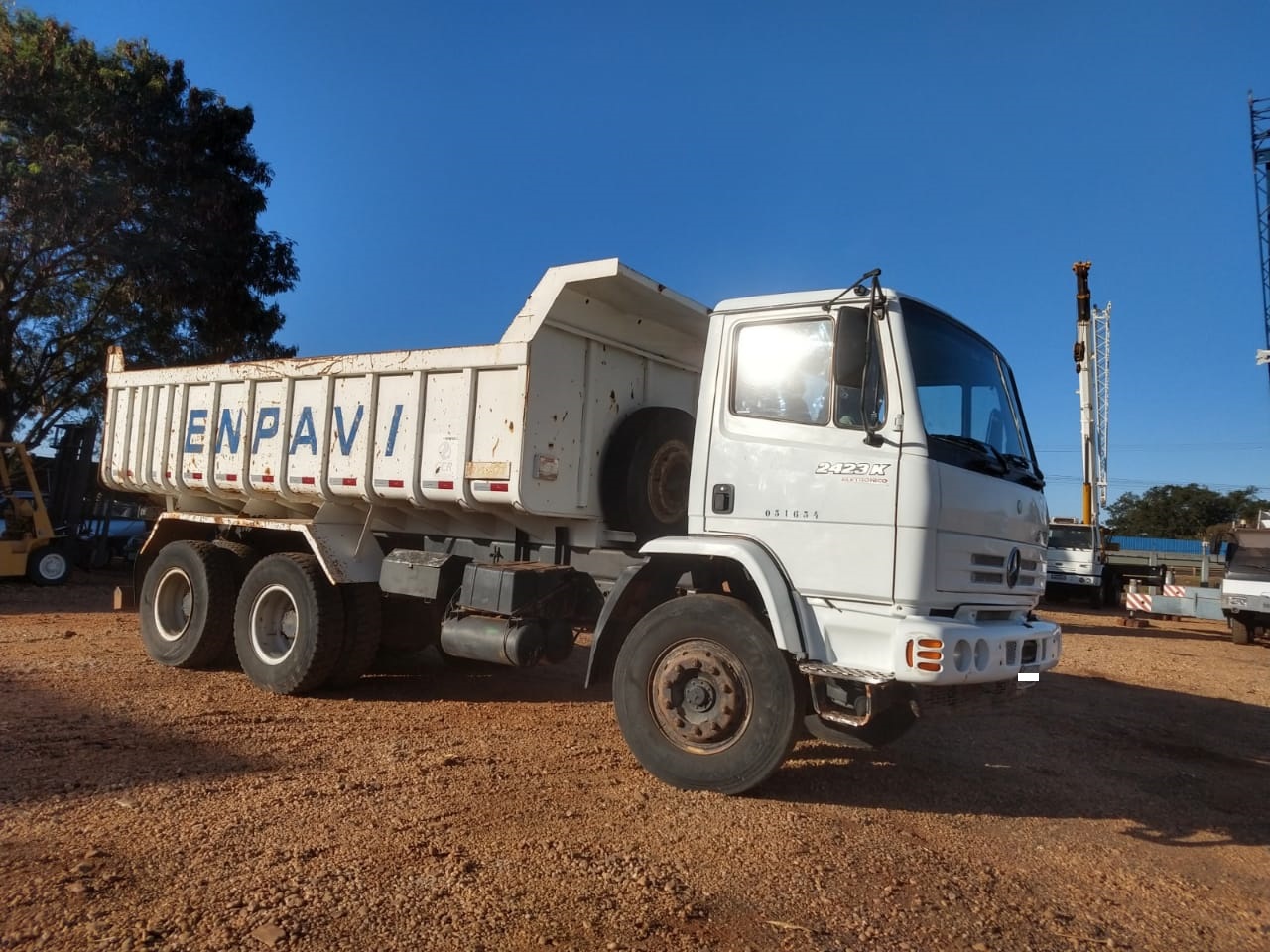 Caminhão Mercedes Benz 2423k Ano 05/05 Com Caçamba Rossetti