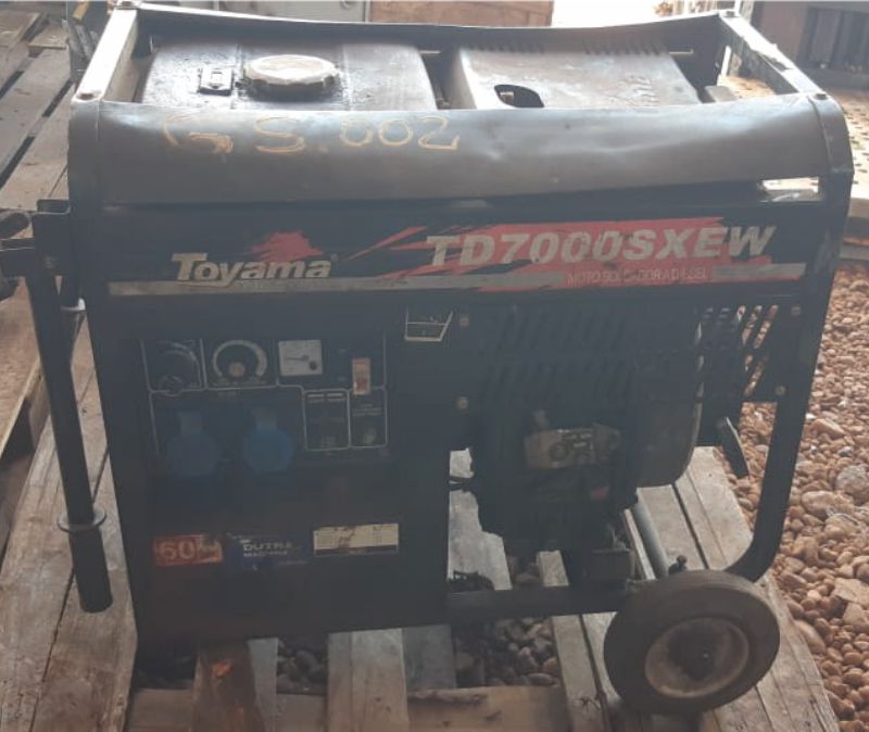 GERADOR MARCA TOYAMA MODELO TD 7000SXEW