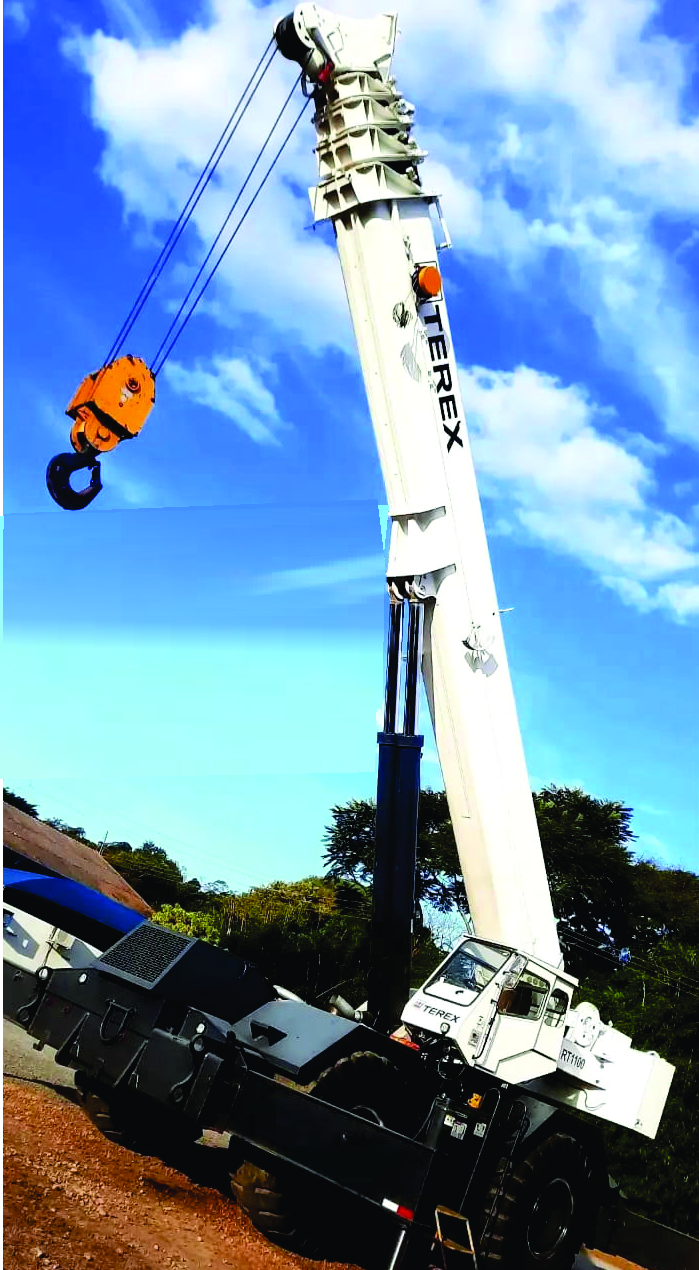 GUINDASTE  CAP 100 TON - TEREX RT 1100